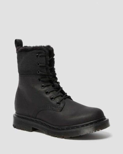 Botas Dr Martens 1460 Dm's Wintergrip Faux Fur Lined Para Mujer DR3383M